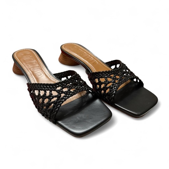 NWT STAUD Classic Simone Crochet Heel Black SZ 38.5 (8.5) - Picture 3 of 8